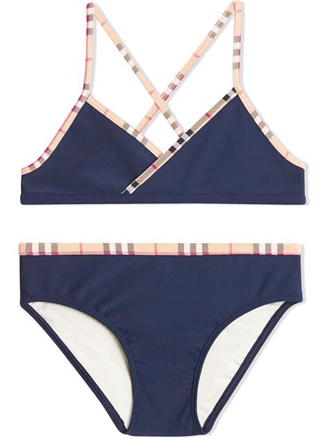 burberry kinder bikini|burberry one shoulder swimsuit.